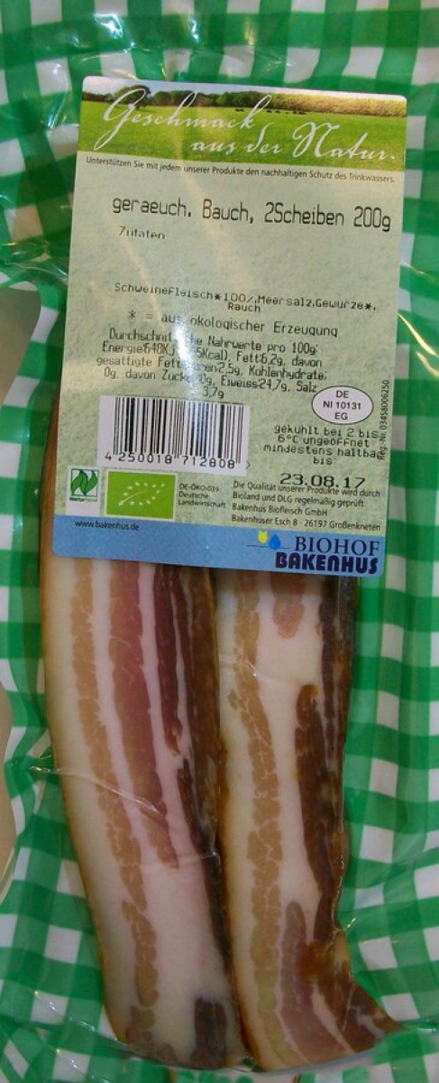 Bauchspeck geräuchert