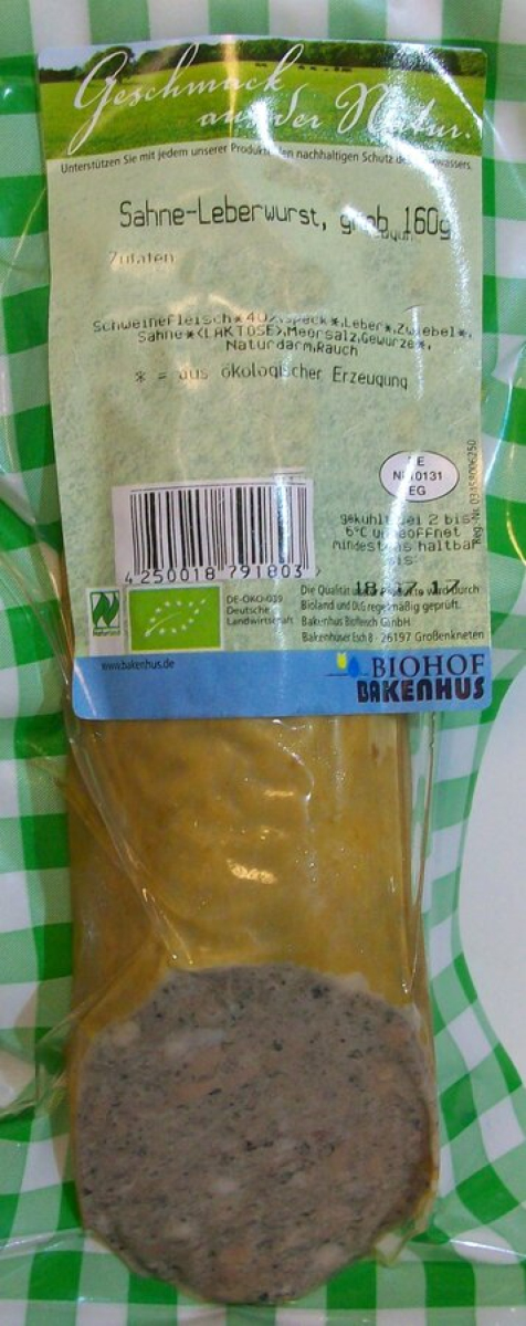 Delikatess Leberwurst grob