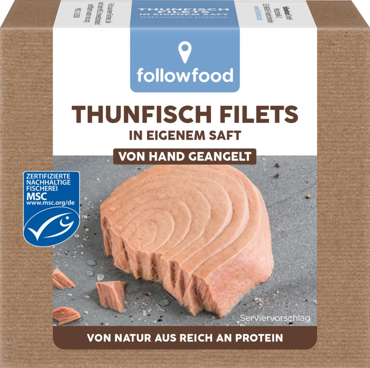Thunfisch Filets in eigenem Saft
