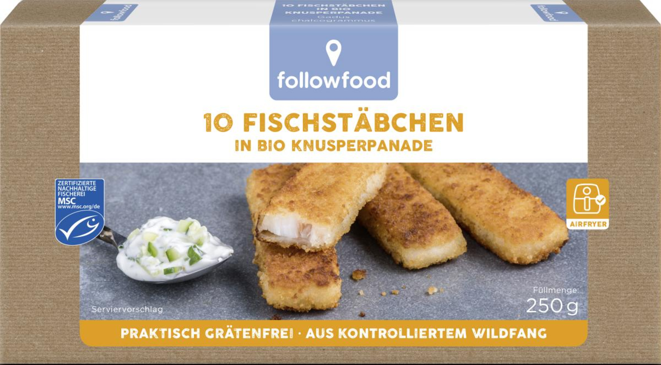 TK Fischstäbchen, paniert
