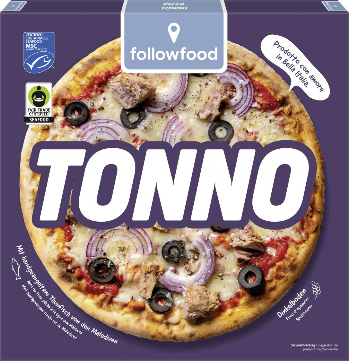 TK Dinkel-Pizza Tonno MSC