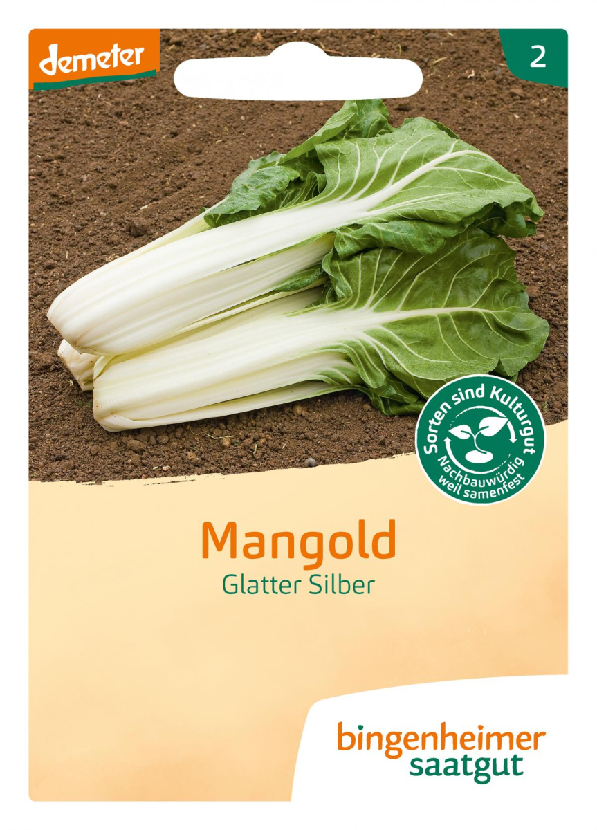 Saat Glatter Silber Mangold