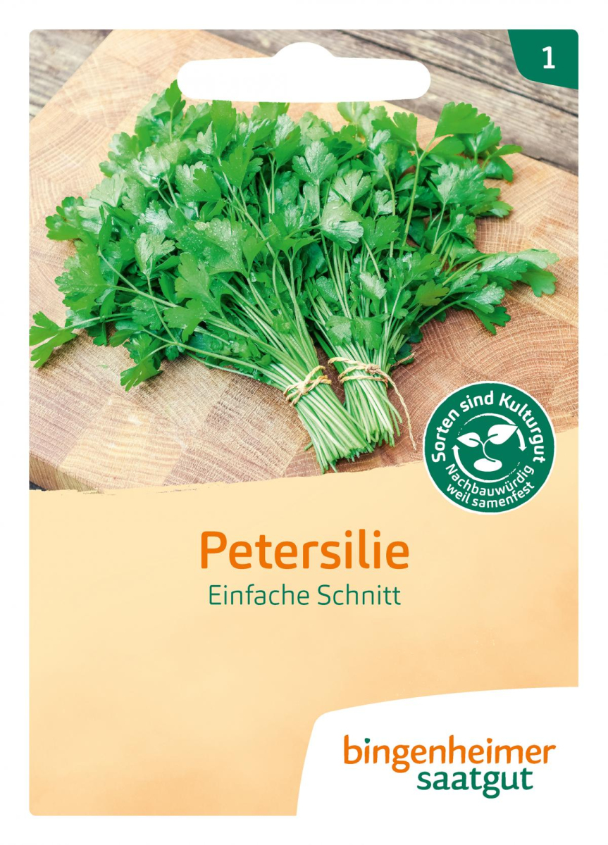 Saat Petersilie, glatt (einfache Schnitt)