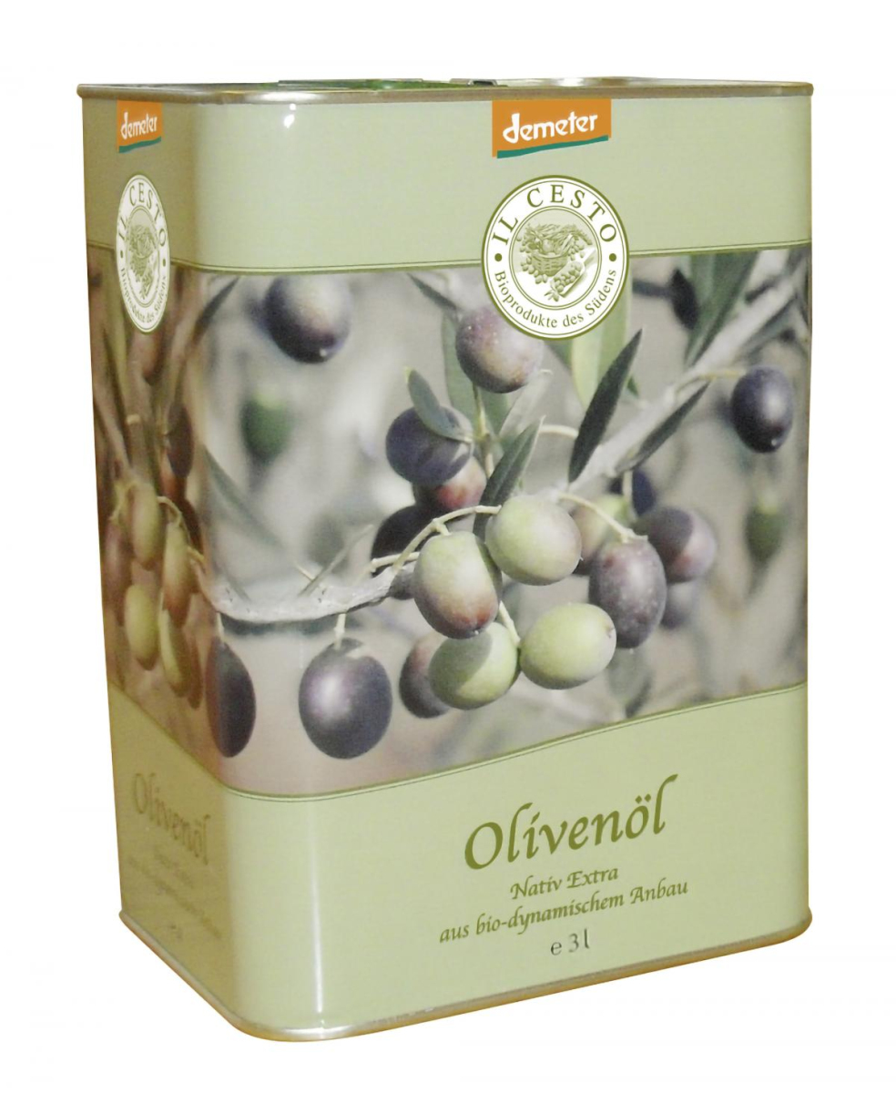 Olivenöl nativ extra 3 L Il Cesto