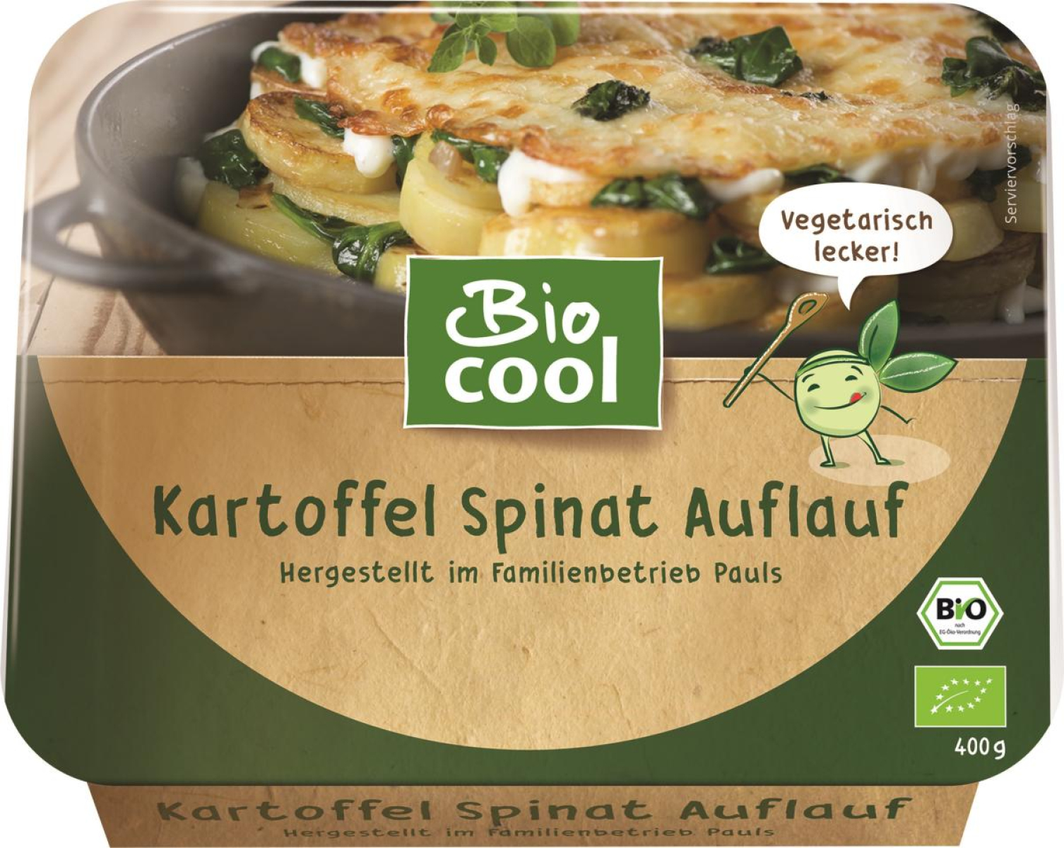 TK Kartoffel Spinat Auflauf