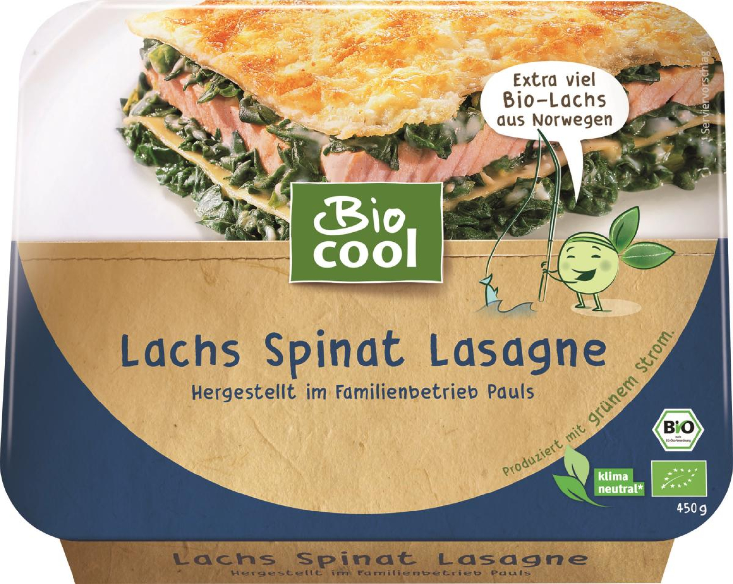 TK Lachs Spinat Lasagne