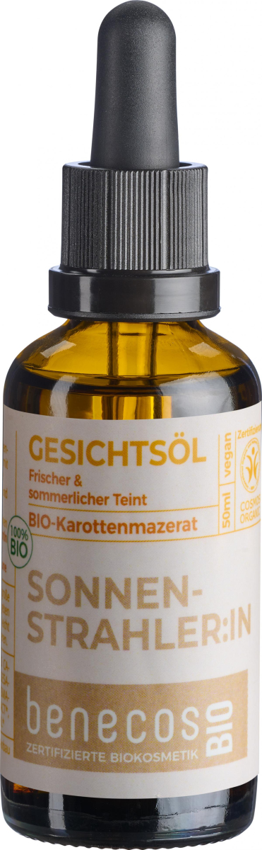 Gesichtsöl Karottenmazerat "Sonnenstrahler:in"