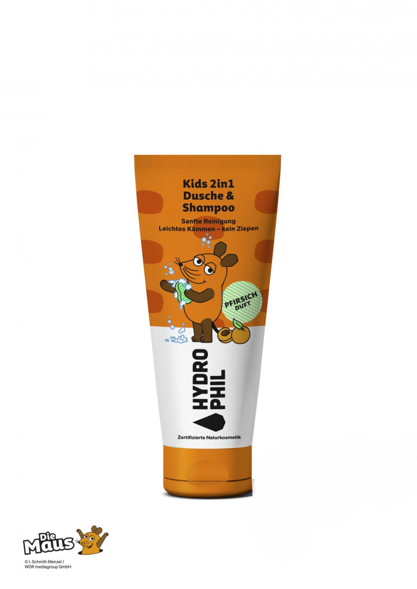 2in1 Shampoo & Dusche Maus Pfirsich