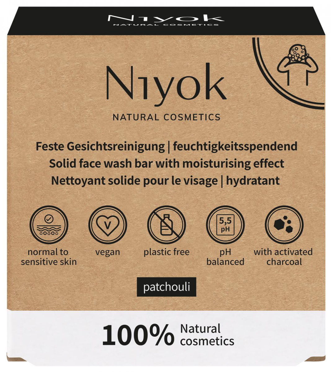 Feste Gesichtsreinigung Patchouli