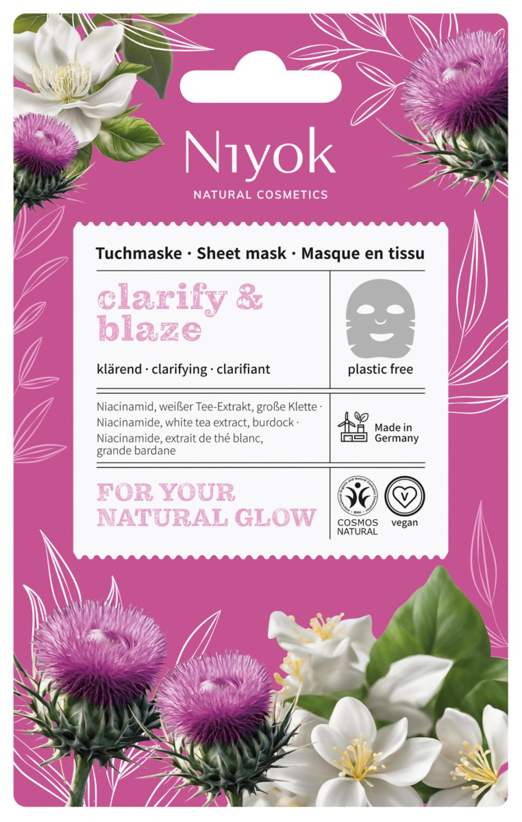 Tuchmaske clarify & blaze