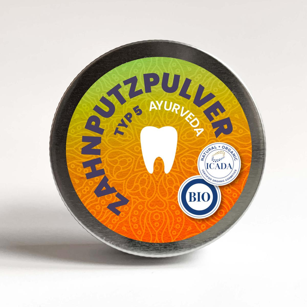 Zahnpulver Pulver Typ 5 Ayurveda