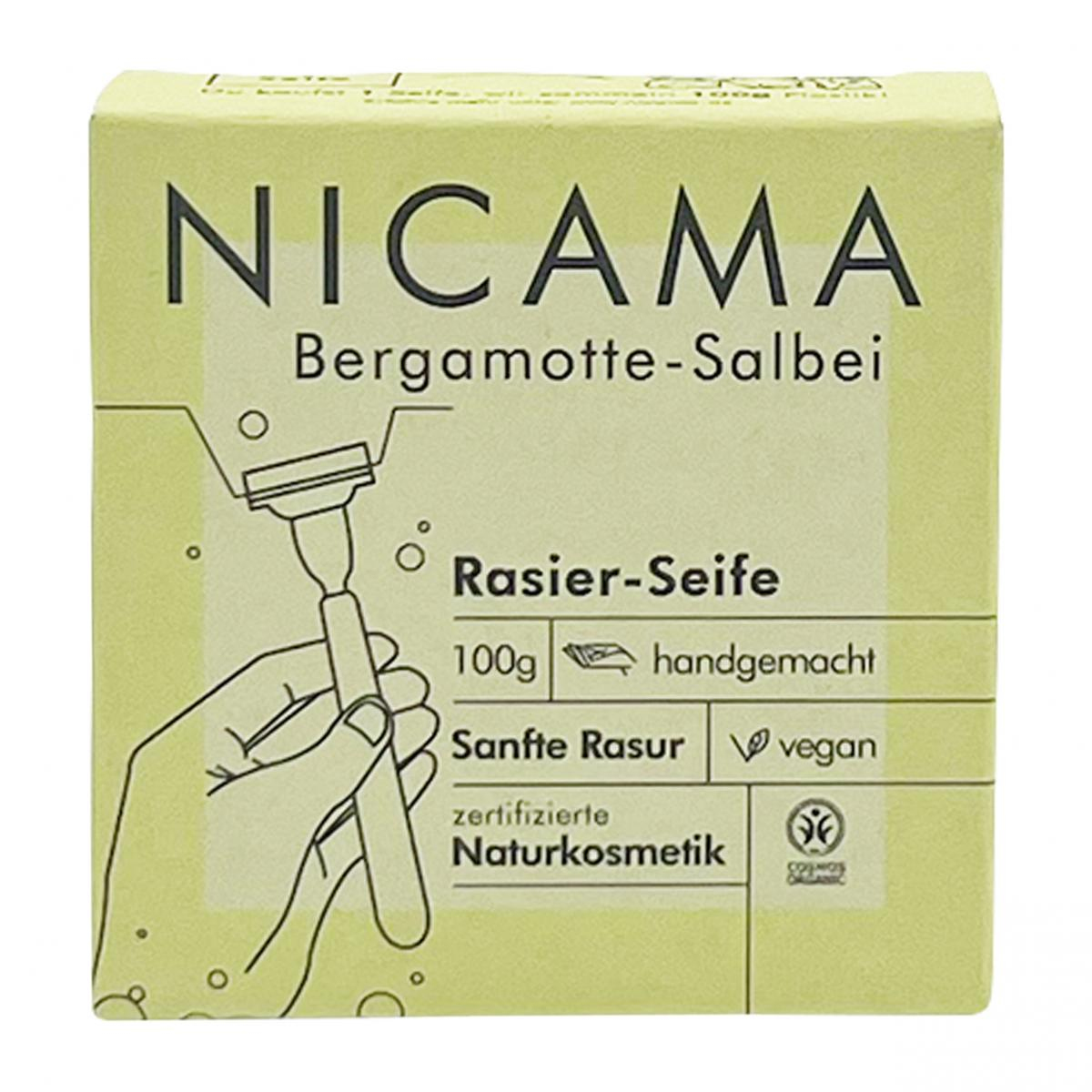 Feste Rasierseife Bergamotte Salbei
