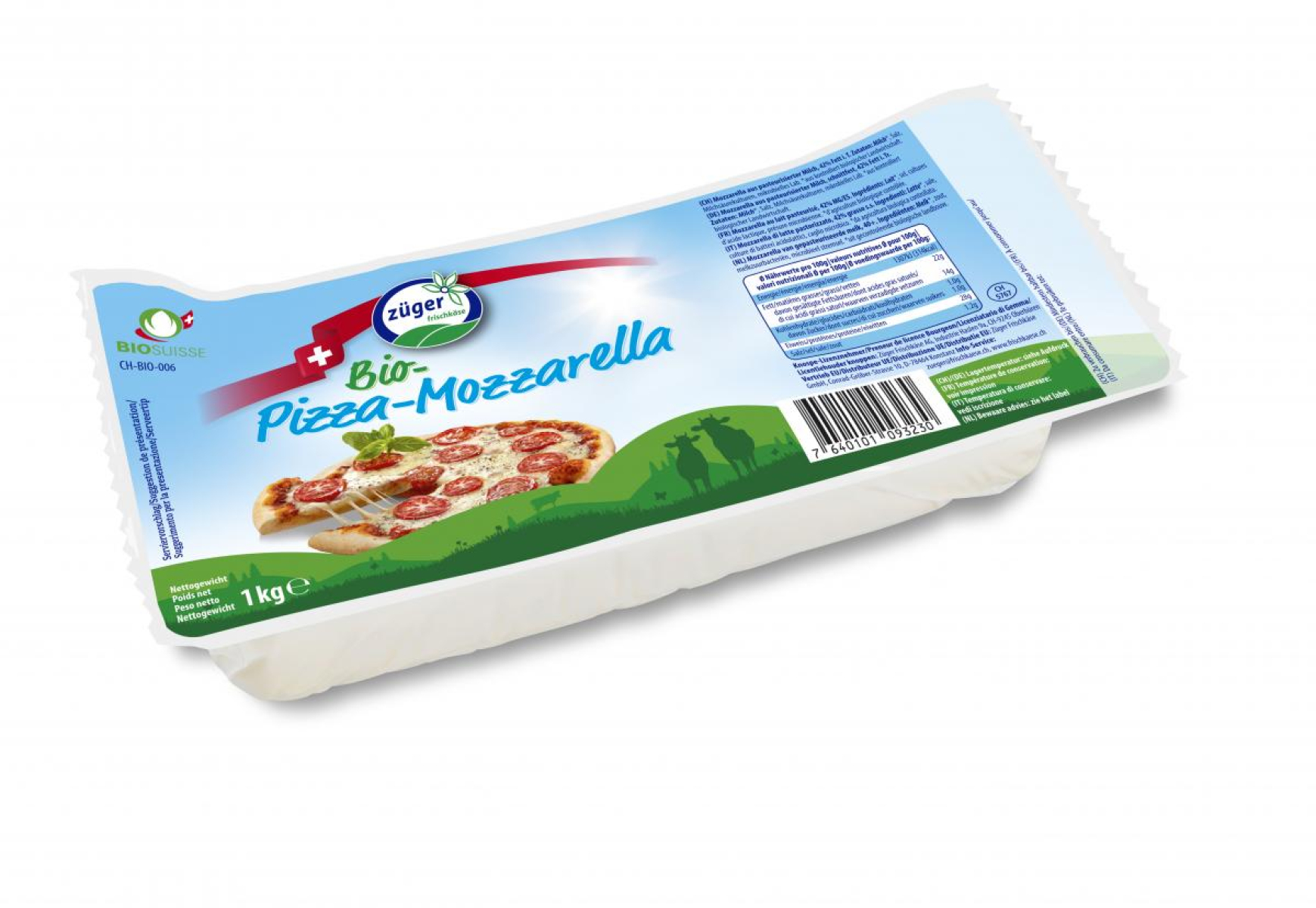 Pizza Mozzarella (Großgebinde)