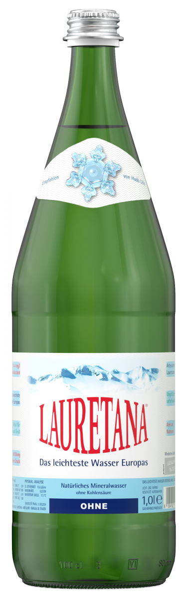Lauretana Wasser ohne Kohlensäure