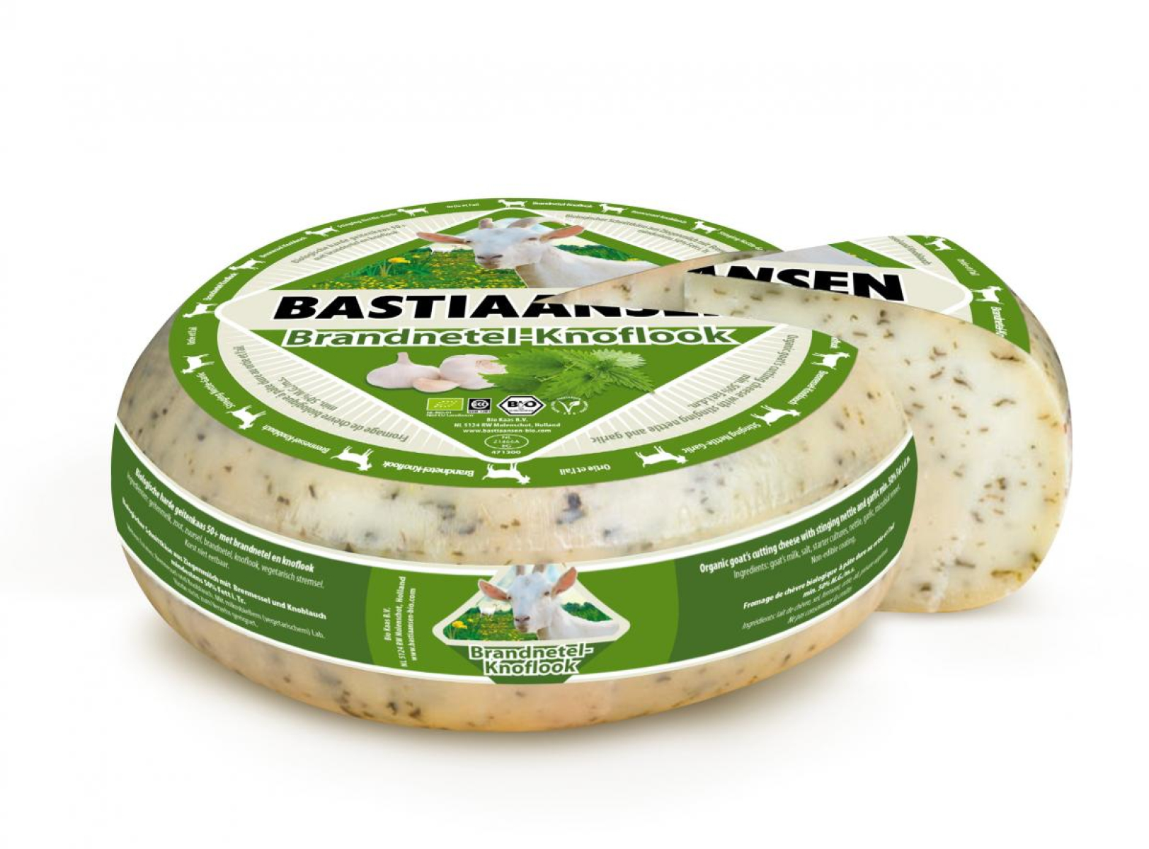 Ziegenkäse Brennessel Knoblauch 50% Fett i. Tr.