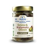 Grüne & Kalamata Oliven al naturale