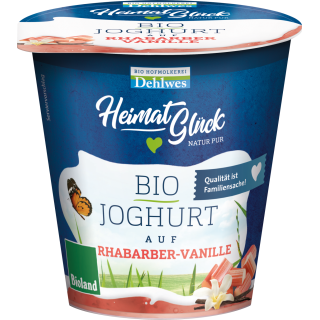Joghurt Rhabarber-Vanille Becher
