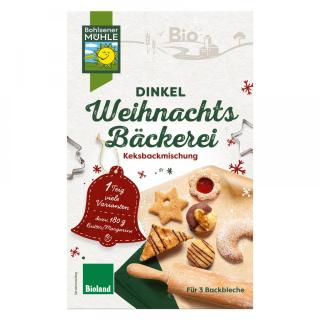 Dinkel Weihnachtsbäckerei Keksbackmischung