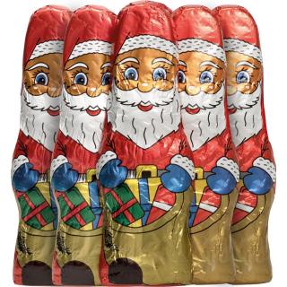 Vollmilch Schoko Weihnachtsmänner, 5 Stück