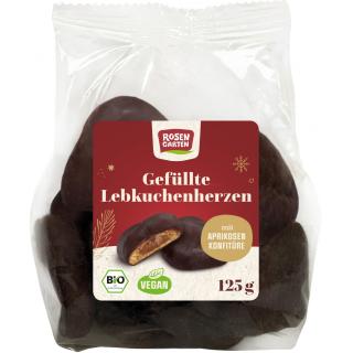 Lebkuchenherzen gefüllt mit Aprikose