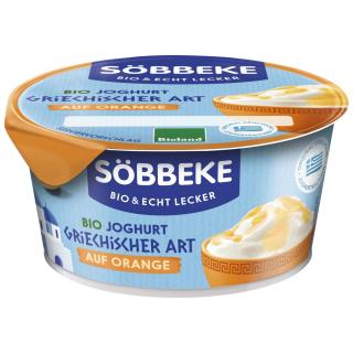 Joghurt griech. Art auf Orange