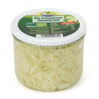 Frischkostsauerkraut im Glas