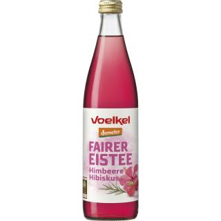 Eistee mit Himbeere & Hibiskus