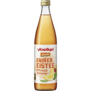 Eistee mit Pfirsich & Zitrone
