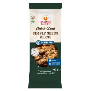 Apfel Zimt Simply Seeds Kekse GF