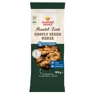 Mandel Zimt Simply Seeds Kekse GF
