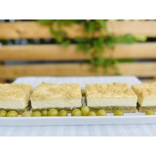 Käsekuchen Stachelbeere (4 Stück)