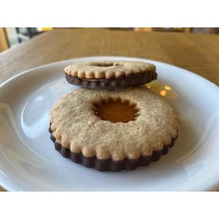 Spitzbuben mit Aprikose (4 Stück)