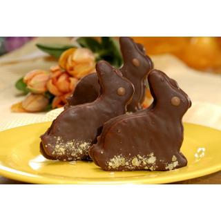 Osterhase Zartbitter (4 Stück)