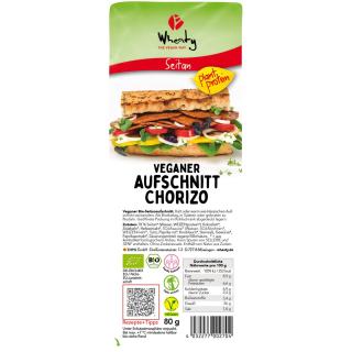 Veganer Aufschnitt Chorizo