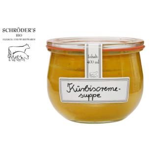 Kürbissuppe im Weck-Glas