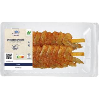 Garnelenspieß mariniert