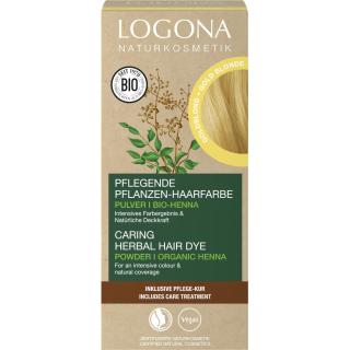 Pflanzen Haarfarbe Pulver Goldblond