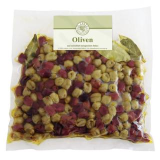 Oliven-Mix natur entsteint (Großgbeinde)
