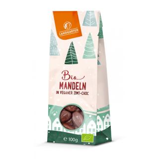 Mandeln in veganer Zimt Choc