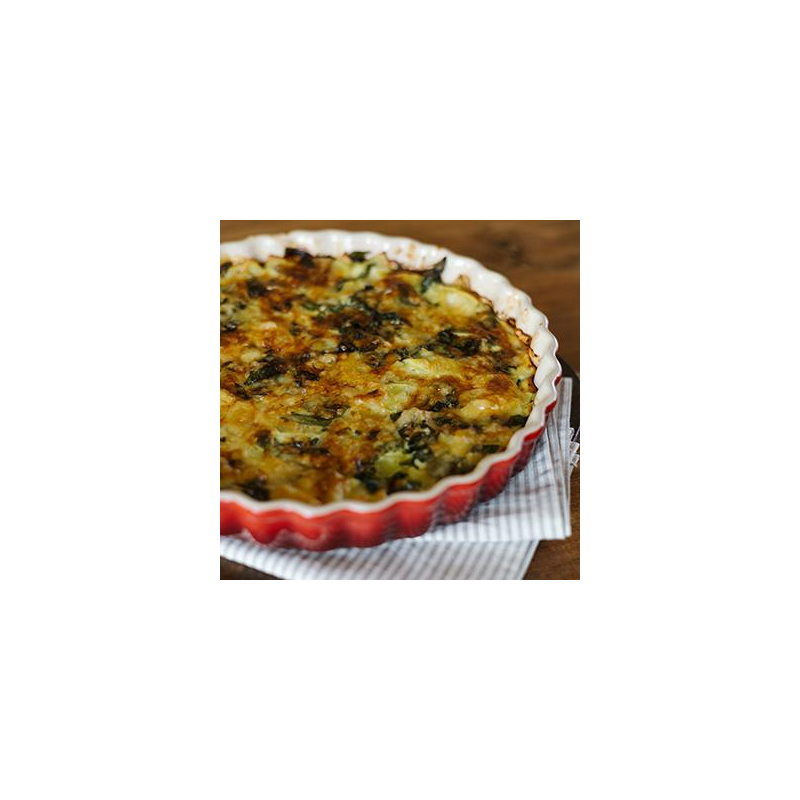Kartoffelgratin mit Bärlauch