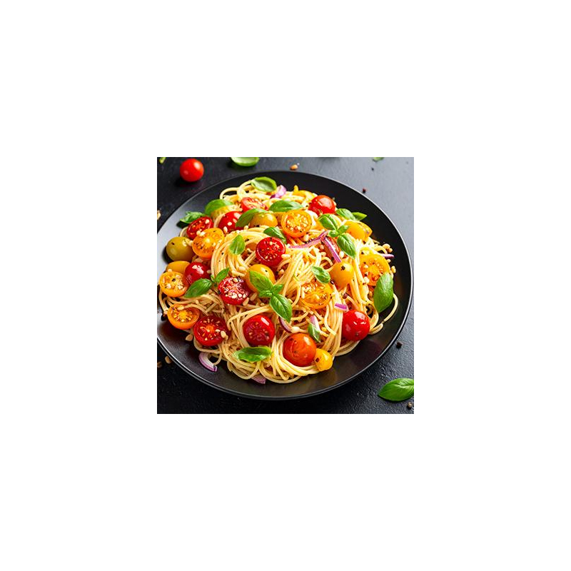 Spaghetti mit bunten Pomodorini