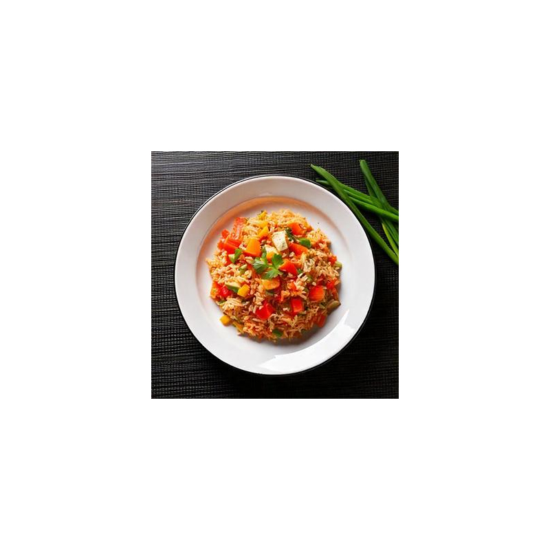 Gebratener Reis mit Gemüse und Tofu