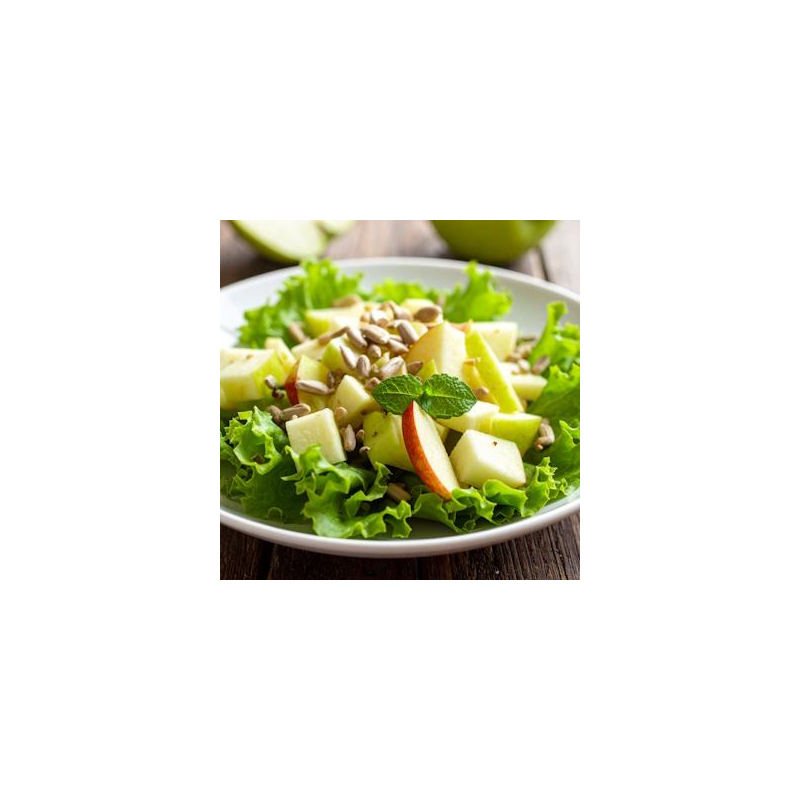 Salat mit Apfel & Sonnenblumenkernen
