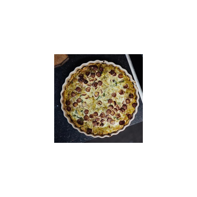 Weißkohl-Quiche