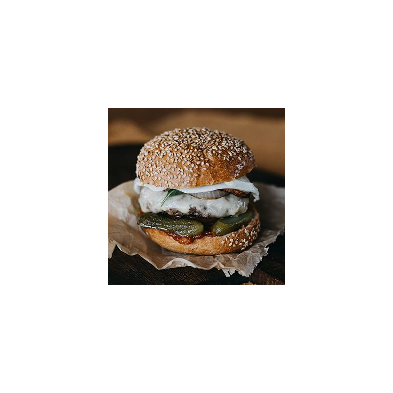 BBQ Burger mit Spiegelei