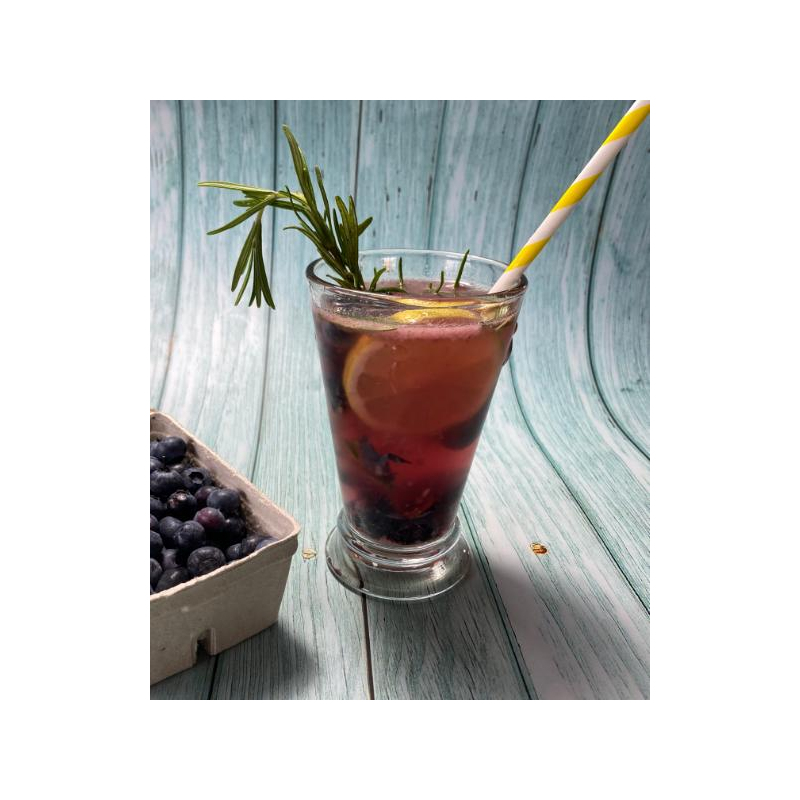 Gin Heidelbeer Cocktail