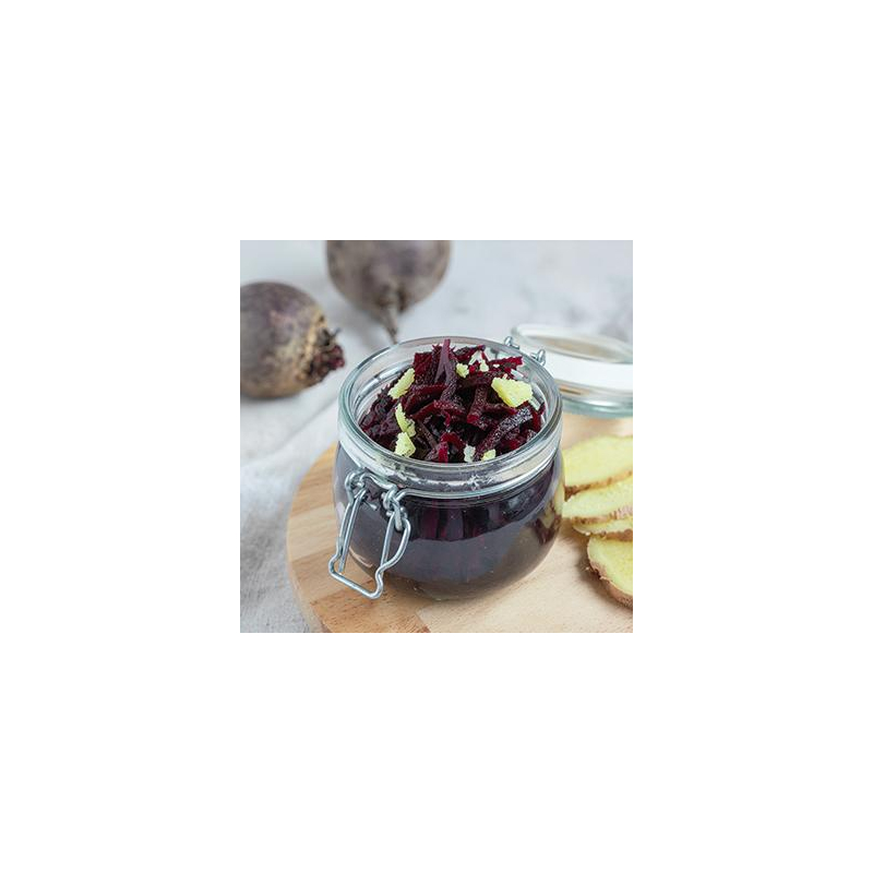 Rote-Bete-Kraut mit Ingwer
