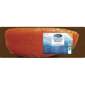 Irischer Lachs vorgeschnitten, geräuchert