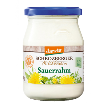 Sauerrahm 10% im Glas