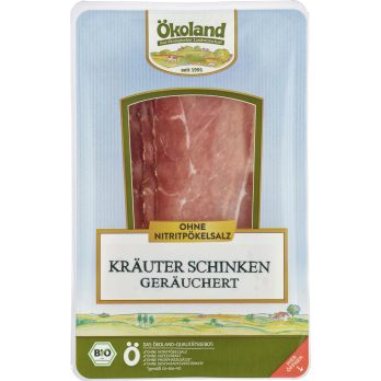 Kräuterschinken geschnitten